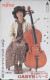 Japan  110 - 011 Fujitsu - Girl With Cello - Japon