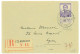 P2737 - BELGIUM 1914 LEOPOLD 2 FRANCS ON A REGISTERED SMALL COVER. - Autres & Non Classés