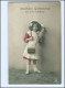 Y16171/ Einschulung Schule Mädchen Mit Schultüte Foto AK 1912 - Einschulung