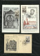 3 Cartes Postales FDC  Paris Auxerre Pontarlier N°754 Fouquet Cachets J.T.  Le 29/06/1946 B/TB Voir Scans  Soldé  ! ! ! - ....-1949