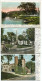 3 CP Voyagé 1905 * NASHUA Nashua River / First Church And Monument / Armory * Dos Simple - Nashua