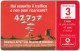ITALY G-971 Prepaid Vodafone - Landscape, Desert - Used - [2] Handy-, Prepaid- Und Aufladkarten