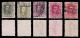 España.1922-30.Alfonso XIII.Serie Matasello Ciudades.Edifil 310-317A - Used Stamps