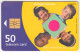 PORTUGAL A-378 Chip Telecom - People, Children - Used - Portugal