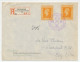 Registered Cover / Special R Label Netherlands 1946 World Chess Tournament Groningen - Zonder Classificatie