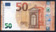 50 EURO ITALY  LAGARDE S052 SM  Ch  "04"  UNC - 50 Euro