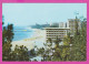 309886 / Bulgaria - Golden Sands (Varna) Black Sea Resort - Panorama Hotels Beach Bridge 1987 PC Bulgarie Bulgarien - Hotel's & Restaurants