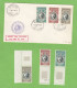 FDC INTERPOL 50E ANNIVERSAIRE 2 OCT. 1973,ET SERIE DE TIMBRE NEUFS SANS CHARNIERES. - Cambodia