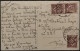 1942 Portugal - BRAGA To FARO  VISTA GERAL DO SANCTUÁRIO DO BOM JESUS DO MONTE 3 X 10c LUSIADAS CARIMBO TELEGRAFE - Lettres & Documents