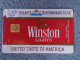 NETHERLANDS - CXD167 - Winston Lights (Esi Chip) - CIGARETTE - BIRD - EAGLE - 6.000EX. - Privées