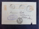 LUXEMBOURG. 1884. Carte Postale De Luxembourg à Chalon Sur Marne Via Paris. Exp L.M MICHEL " Cuirs Et Peaux " - Postwaardestukken
