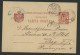 01302*RUMÄNIEN*ROMANIA*CARTA POSTALA*POSTAL STATIONARY*BUCURESTI TO CZECHIA*1902 - Covers & Documents