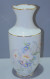 -VASE PORCELAINE De LIMOGES Signé DELAGE BOUQUET DE FLEURS Couleurs Pastels    E - Vazen