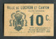 Jeton-carton De Nécessité "10c Ville De Luchon Et Canton (Haute-Garonne)" - Monétaires / De Nécessité