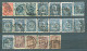 Upper Silesia, 1920, Officials, 82 Stamps From Set MiNr 8-20 (incl. 4 Stamps #18 Wz. 1) - Overprint C.G.H.S. - Used - Slesia