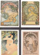 11 CPM   Illustrateur    Mucha Alphonse     Cartes Non Circulées   Nakladatelstvi Attalis Praha - Mucha, Alphonse