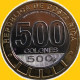 Costa Rica 500 Colones 2023, 75th Anniversary Abolition Costa Rican Army, KM#New, Unc Bimetallic - Costa Rica