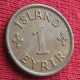 Iceland 1 Eyrir 1939 Islandia Islande Island Ijsland W ºº - Island