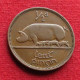 Ireland 1/2 Penny Half 1933 Pig  Irlanda Irlande Ierland Eire W ºº - Irland