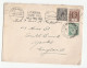 1933 Straits Settlements PERFIN Stamps COVER PENANG Slogan TELEPHONE Personal TRUCK CALL  FIND HIM To GB Malaya Perfins - Straits Settlements