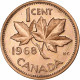 Canada, Elizabeth II, Cent, 1968, Royal Canadian Mint, Bronze, FDC, KM:59.1 - Canada