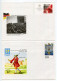 Germany 1997-2001 11 Mint Postal Envelopes Mostly With Illustrated Cachets For Philatelic Exhibitions - Enveloppes - Neuves