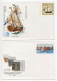 Delcampe - Germany 1997-2001 11 Mint Postal Envelopes Mostly With Illustrated Cachets For Philatelic Exhibitions - Covers - Mint