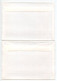 Germany 2002-2003 2 Different Used Illustrated Postal Envelopes; Frankfurt To Karlsruhe - Covers - Used