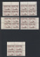 20x Canada G - OP Stamps; 4x Matched Corner Blocks 1x Pl Block GV = $49.50 - Sovraccarichi