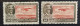 MEXICO 1929 Scott C6var 10c. CARRANZA Bottom Frame Reentry, LL Stamp In Blk. 4 & 2 Singles See Imgs., Mint & Used, Rare - Mexico