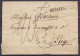 L. Datée 9 Juin 1834 De LOEWEN Càd LOUVAIN Pour LIEGE - Griffe "APRES LE DEPART" - Port "20" (au Dos: Càd Arrivée LIEGE) - 1830-1849 (Belgique Indépendante)