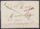 L. Datée 13 Septembre 1827 De NANTES Pour LOUVAIN - Griffe "??? / NANTES" & Marque [??] - Port "6" - 1815-1830 (Période Hollandaise)