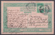 Turquie - EP CP 10p +10p Càd CONSTANTINOPLE GALATA /7 JUIN 1909 Pour BERLIN - Charlottenburg - Postwaardestukken