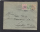 LETTRE DE LUXEMBOURG VILLE ,AVEC 3 TIMBRES "ECUSSON" DE DIFFERENTES COULEURS,POUR SAARBURG,ALLEMAGNE,1911. - 1907-24 Coat Of Arms