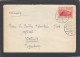 LETTRE DE DIFFERDANGE,AVEC TIMBRE "CHATEAU DE VIANDEN 1 FRANC",POUR WATTWILL,SUISSE,1925. - 1907-24 Abzeichen