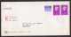 Netherlands: Registered Cover, 1977, 3 Stamps, Queen, Crouwel, R-label Vlaardingen (damaged, See Scan) - Covers & Documents