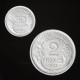 France LOT (2) : 50 Centimes 1947 & 2 Francs 1947-B - Vrac - Monnaies