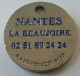 Jeton De Caddie - Magasins - Carrefour - NANTES - LA BEAUJOIRE - En Métal - - Trolley Token/Shopping Trolley Chip