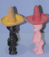 -2 ANCIENS POUPONS MINIATURES BEBE PISSEUR SOMBREROS CAOUTCHOUC JOUET VINTAGE   E - Sonstige & Ohne Zuordnung