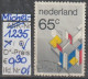 1983 - NIEDERLANDE - SM "Gemälde D. Stijl-Bewegung" 65 C Mehrf. - O Gestempelt - S.Scan (1235o 01-02 Nl) - Oblitérés
