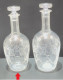 Delcampe - -JOLIE ANCIENNE CARAFE CRISTAL BACCARAT Un Bouchon Pas Au N° Décor INTAILLE   E - Glas & Kristall