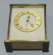 Delcampe - -ANCIENNE PENDULETTE De BUREAU LANCEL 7 Rubis 8 Jours LAITON Brossé VINTAGE XX  E - Horloges