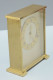 Delcampe - -ANCIENNE PENDULETTE De BUREAU LANCEL 7 Rubis 8 Jours LAITON Brossé VINTAGE XX  E - Clocks