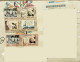 INDIA 2024 6 Mahatma Gandhi Stamps Franked On Registered Speed Post Cover As Per Scan - Covers & Documents