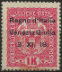 TRVG14L - 1918 Terre Redente - Venezia Giulia, Sassone Nr. 14, Francobollo Nuovo Con Traccia Di Linguella */ - Venezia Giuliana
