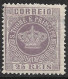 St. Thomas & Prince – 1881 Crown Type 25 Réis Mint Never Hinged Stamp - St. Thomas & Prince