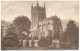 The Priory Church Malvern - Postmark 1909 -  Tilley & Son - Malvern