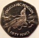 Falkland Islands - 50 Pence 2021AB, Magellanic Penguin, UC# 123 (#3865) - Falklandinseln