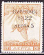 GREECE 1923 1922 Overprint On Campaign Of 1913 : 5 L /  3 L Orange On Porous Paper MH Vl. 395 - Nuevos