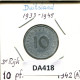 10 REICHSPFENNIG 1942 A GERMANY Coin #DA418.2.U.A - 10 Reichspfennig